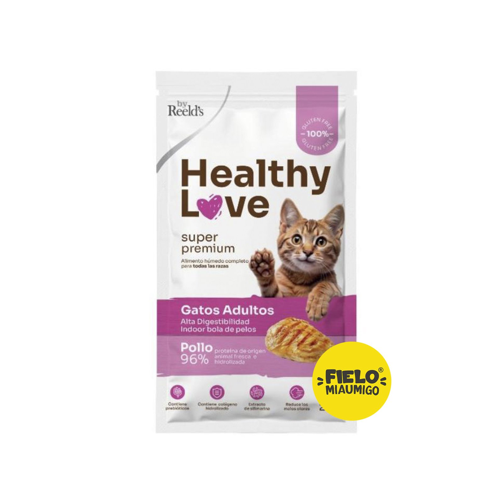 HEALTHY LOVE GATO ADULTO POLLO 100GR