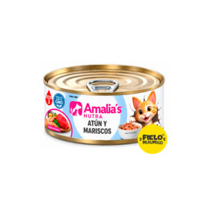Amalia’s Nutra Alimento Húmedo para Gatos Atún y Mariscos 85 g