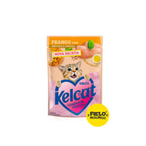 Alimento Húmedo Kelcat pollo brócoli linaza 85GR