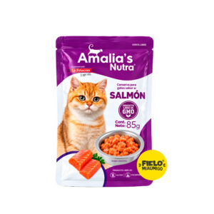 Amalias Pouch para Gatos Sabor a Salmón 85 g