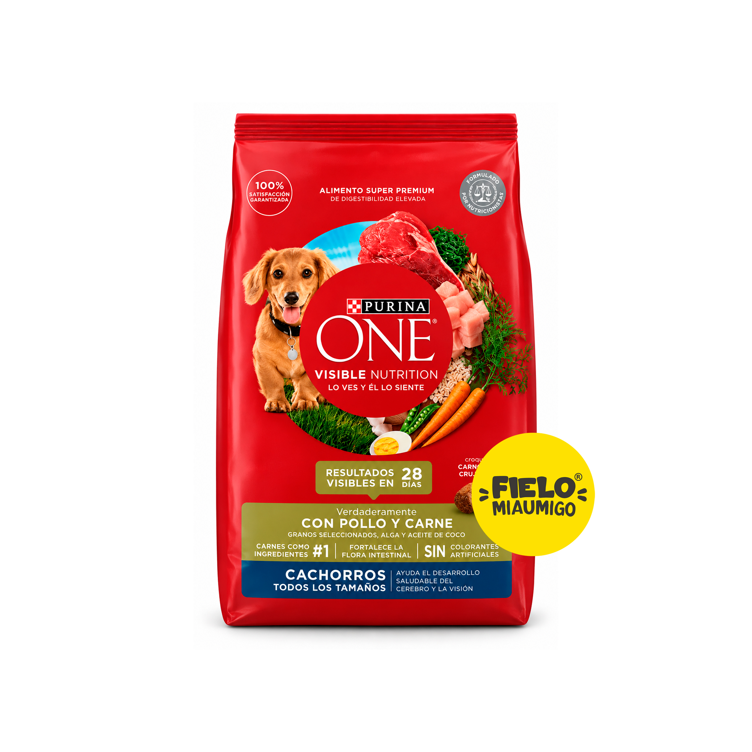 ONE-Cachorros-Todos-los-Tamaños-Pollo-y-Carne